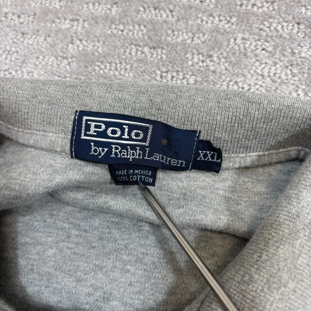 Polo Ralph Lauren Polo Shirt Mens Size 2XL Lot Of 2 Grey And Tan Short Sleeve